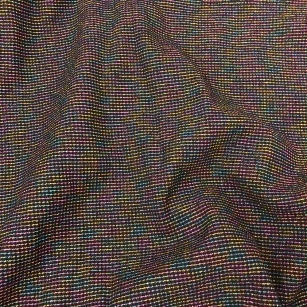 NWT! TEREZ COLORFUL RAINBOW TEREZ LUREX WAFFLE TOP NWT SIZE MEDIUM